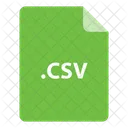 Csv Archivo Formato Icono