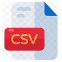 Csv File  Icon