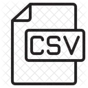 Csv File  Icon