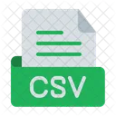 CSV 파일  아이콘