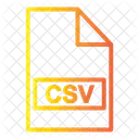 Csv File  Icon