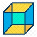 Box Hollow Cube Shape Icon