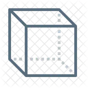 Cubo Molecula Geometria Ícone