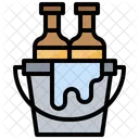 Cubo de cerveza  Icono