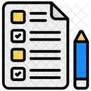 Cuestionario Formulario Examen Icono