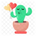 Cactus de cumpleaños  Icono