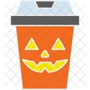 Cup Skull Halloween Icon