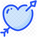 Heart Arrow Cupid Icon