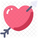 Heart Arrow Cupid Icon