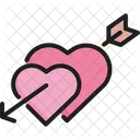 Heart Arrow Valentine Icon