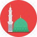 Cupula Del Profeta Arabe Islamica Icono