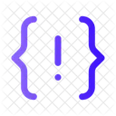 Curly Brackets Exclamation Code Developer Symbol