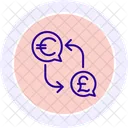 Currency Exchange Line Icon Icon