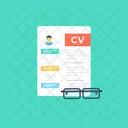 Cv Curriculum Vitae Icon