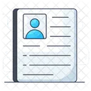 Curriculum Vitae  Icon