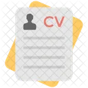 Cv Curriculum Vitae Icon