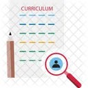 Biography Professions And Jobs Curriculum Icon