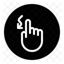 Curve Finger Gesture Icon