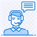 Customer Care Telemarketing Technical Support Icon