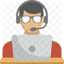 Man Operator Customer Icon