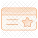 Customer loyalty card  Icon