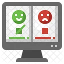 Customer Satisfaction Good Feedback Check Box Icon