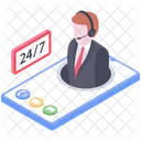 24 Hour Alert Helpline 24 Hour Services Icon