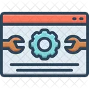 Customized Repair Spanner Icon