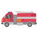 Vehicle Fire Truck Firefighter 아이콘