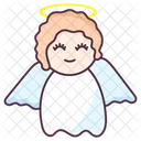 Heaven Angel Cartoon Character Bless Angel Icon