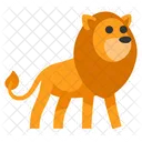 Cute Animal Lion  Icon