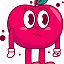 Apple Fruit Cute Icon