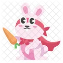 Cute Rabbit Sticker Bunny Rabbit Icon