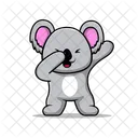 Cute Koala Dabbing  Icon