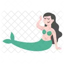 Cute Mermaid  Symbol