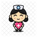 Cute Nurse  Icon