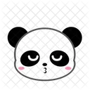 Panda Kiss Bear Icon