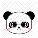 Panda Nerd Bear Icon