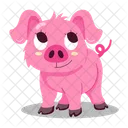 Pigs Stickers Cute Swine Cute Hog Icon