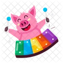 Pigs Stickers Cute Swine Cute Hog Icon