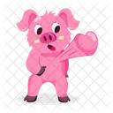 Pigs Stickers Cute Swine Cute Hog Icon