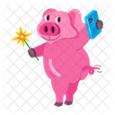 Pigs Stickers Cute Swine Cute Hog Icon