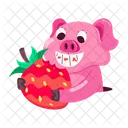 Pigs Stickers Cute Swine Cute Hog Icon