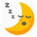 Weather Sticker Moon Cute Icon