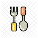 Cutlery Fork Spoon Icon