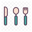 Knife Spoon Folk Icon