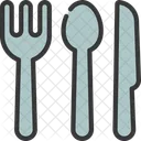 Cutlery Fork Spoon Icon