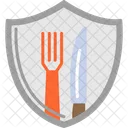 Cutlery shield  Icon