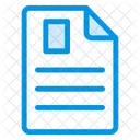 Cv Document Page Icon