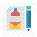 Cv Document Edit Icon